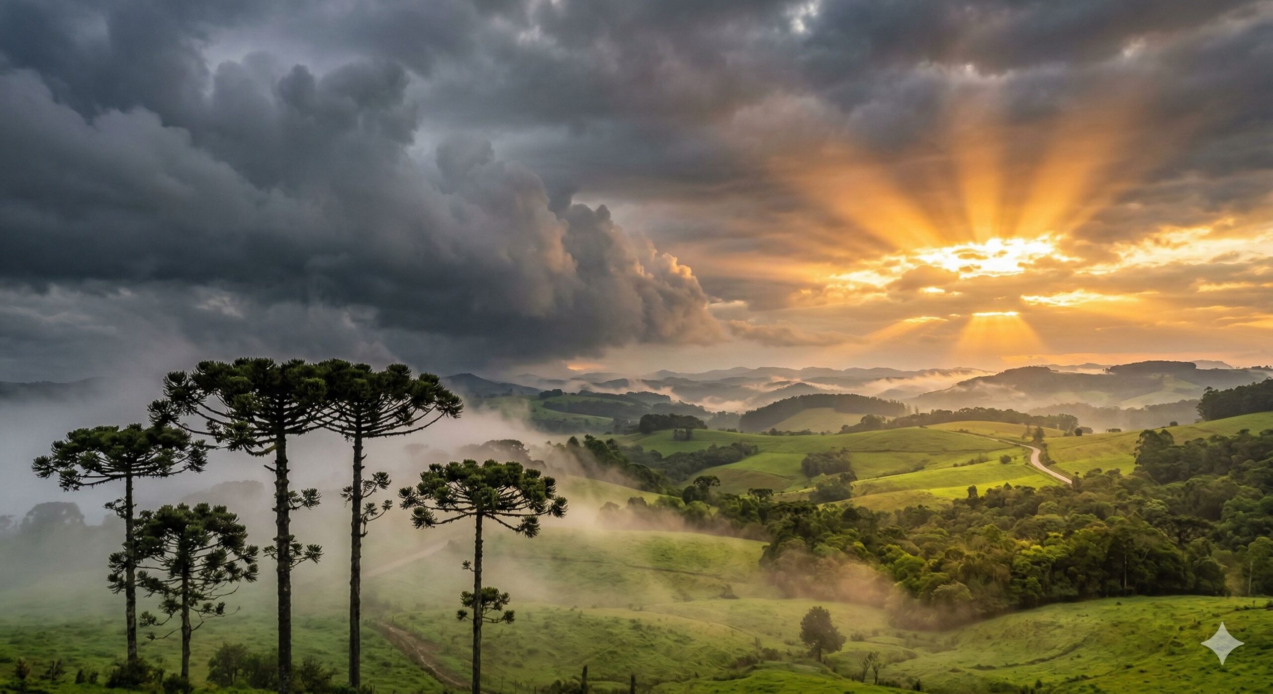 Previsão do Tempo Sul: Alerta e Mudanças na Segunda-Feira (13)