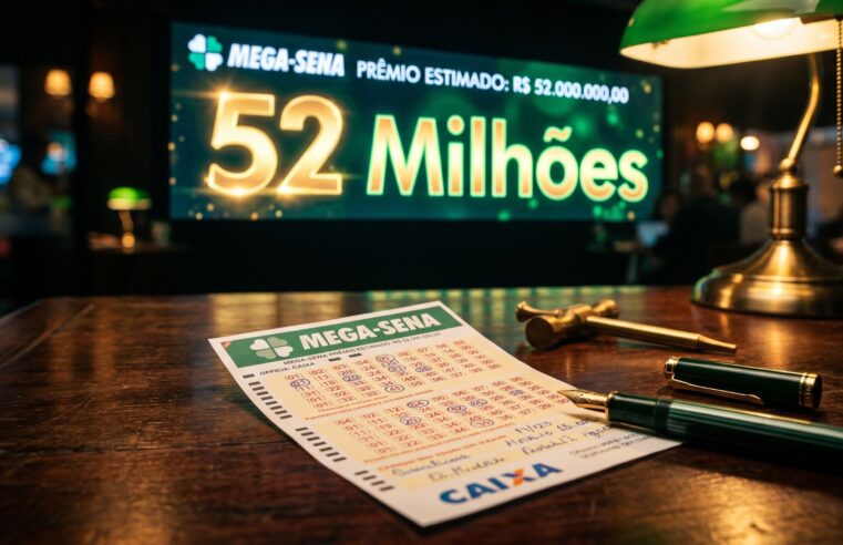 Mega-Sena 2996 acumulou: veja os números e o prêmio de R$ 52 mi