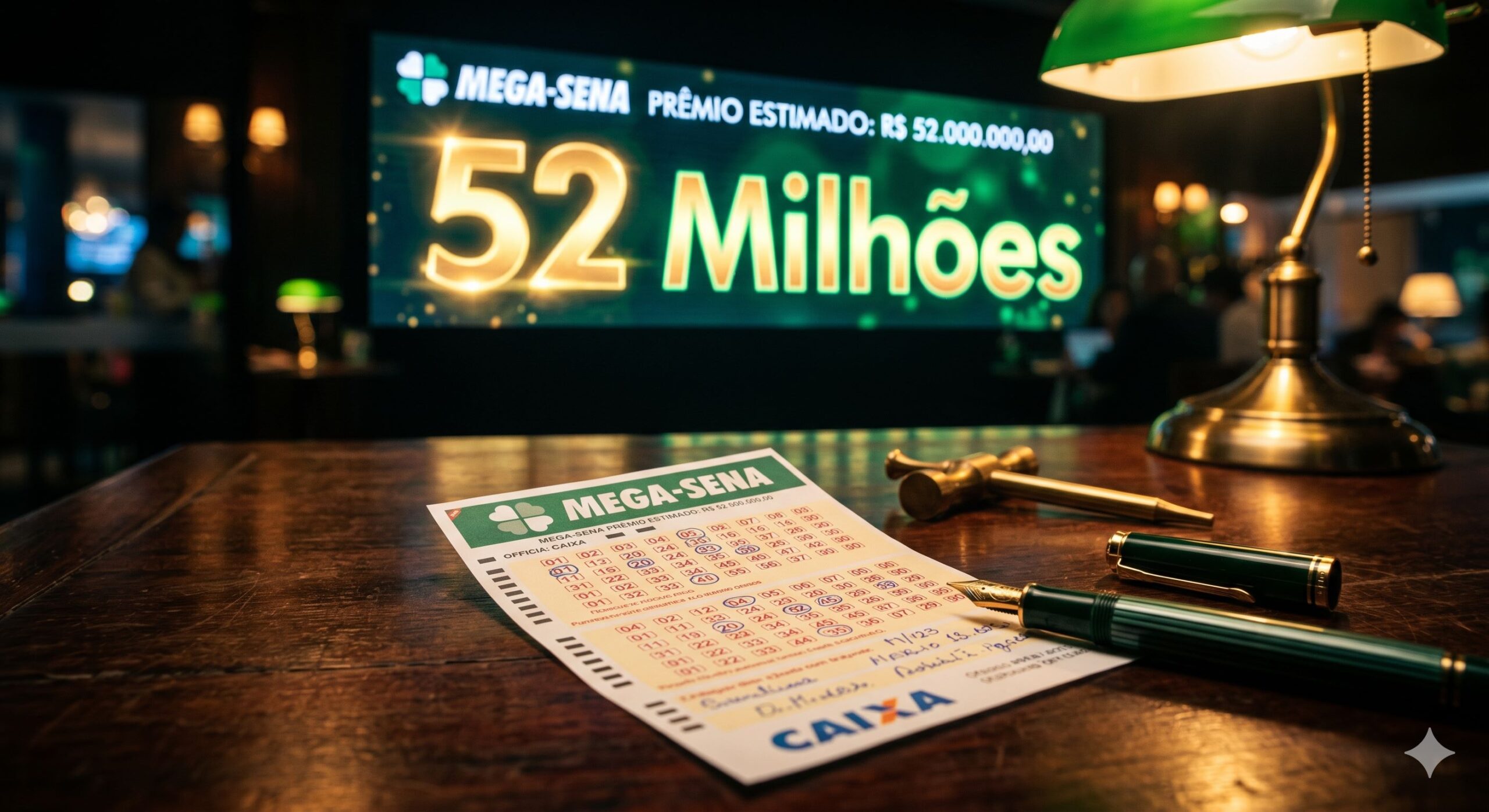 Mega-Sena 2996 acumulou: veja os números e o prêmio de R$ 52 mi