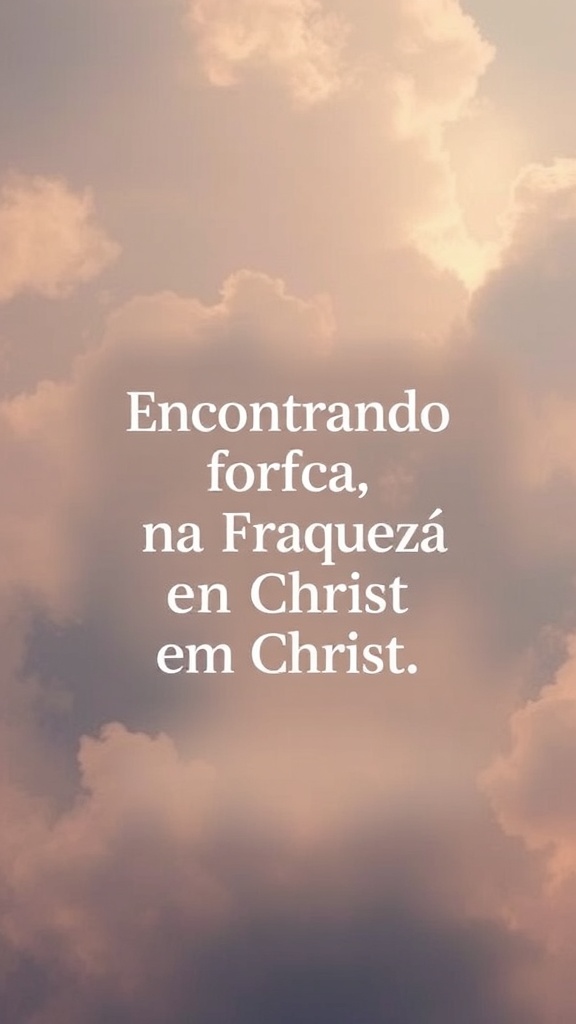 Devocional: Encontrando Força na Fraqueza em Cristo
