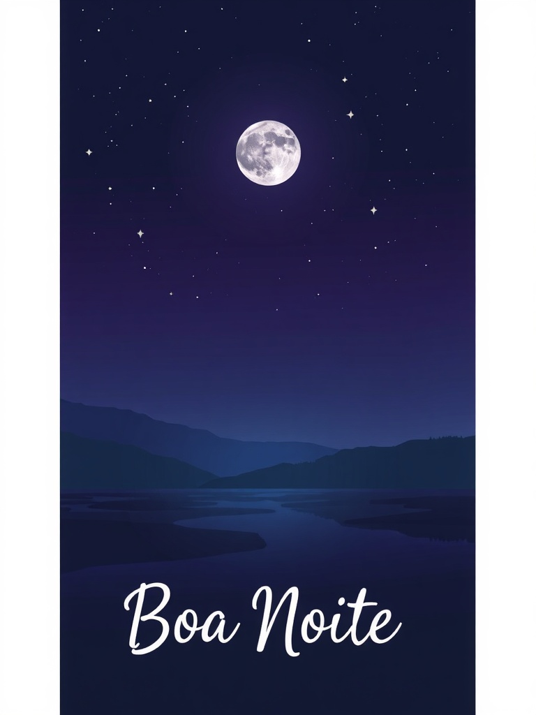 Mensagem de Boa Noite para hoje, 18 de Abril de 2026: Entregue a Deus