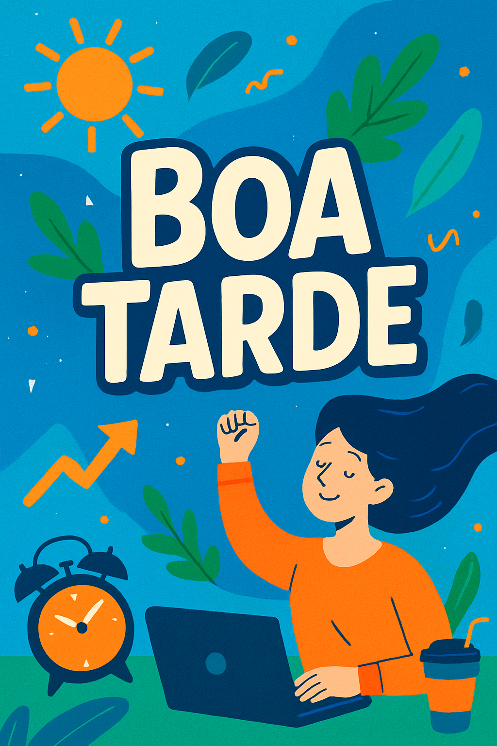 Turbilhão de Energia: Conquiste Sua Tarde com Foco e Determinação!