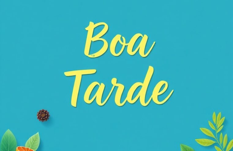Boa Tarde: Recarregue Sua Energia e Produtividade para o Sucesso