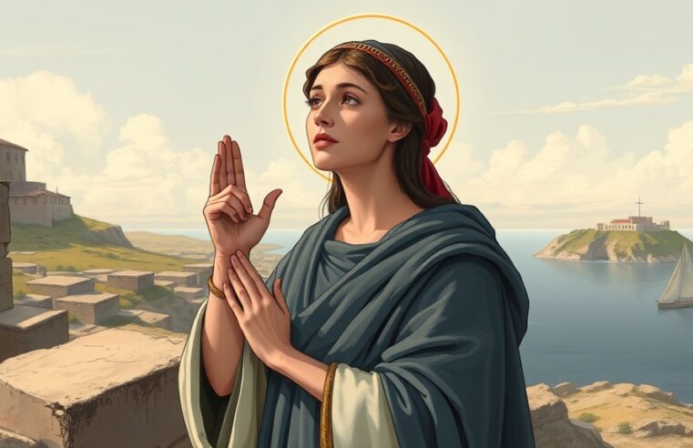 Santo do Dia 07/05: Santa Flávia Domitila, virgem e mártir