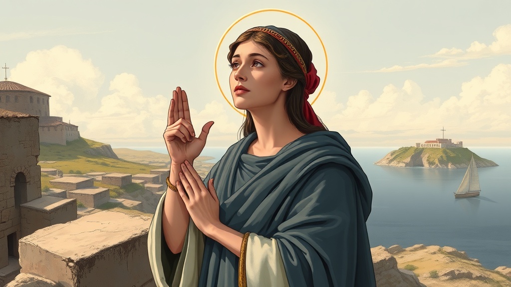 Santo do Dia 07/05: Santa Flávia Domitila, virgem e mártir
