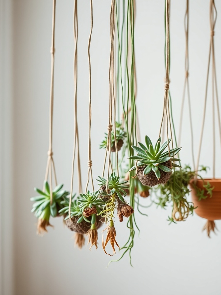 Suculentas Pendentes: Cultivo, Variedades e Decoração