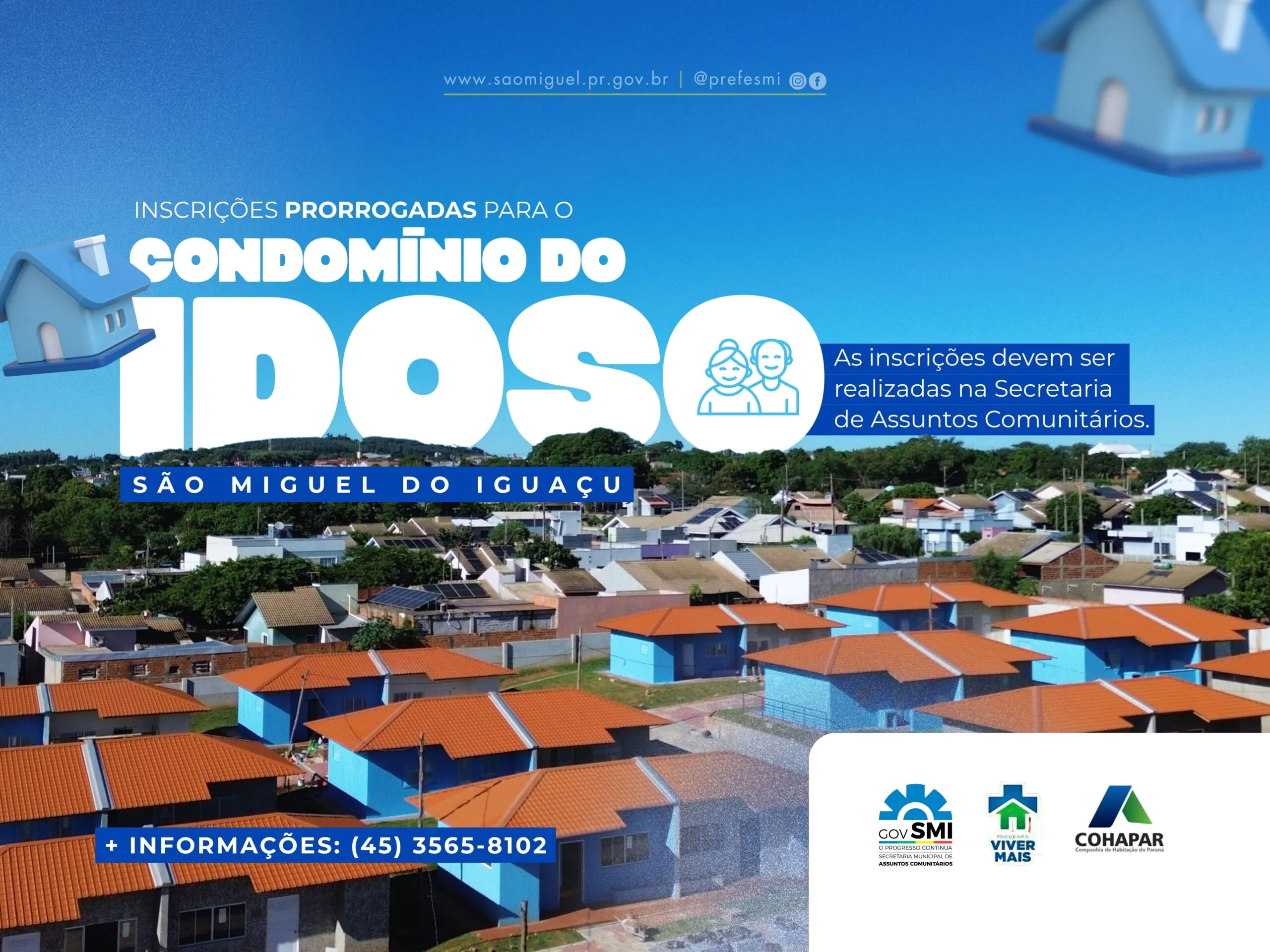 Inscrições Condomínio do Idoso: Prazo Prorrogado