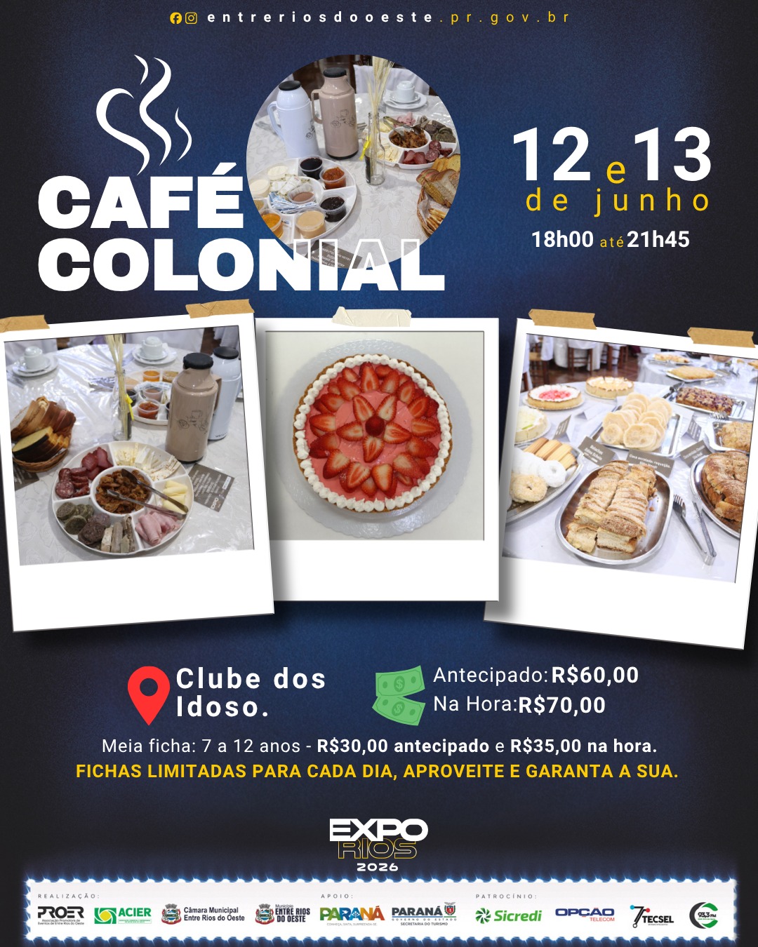 Cafe Colonial ExpoRios 2026: Fichas Limitadas