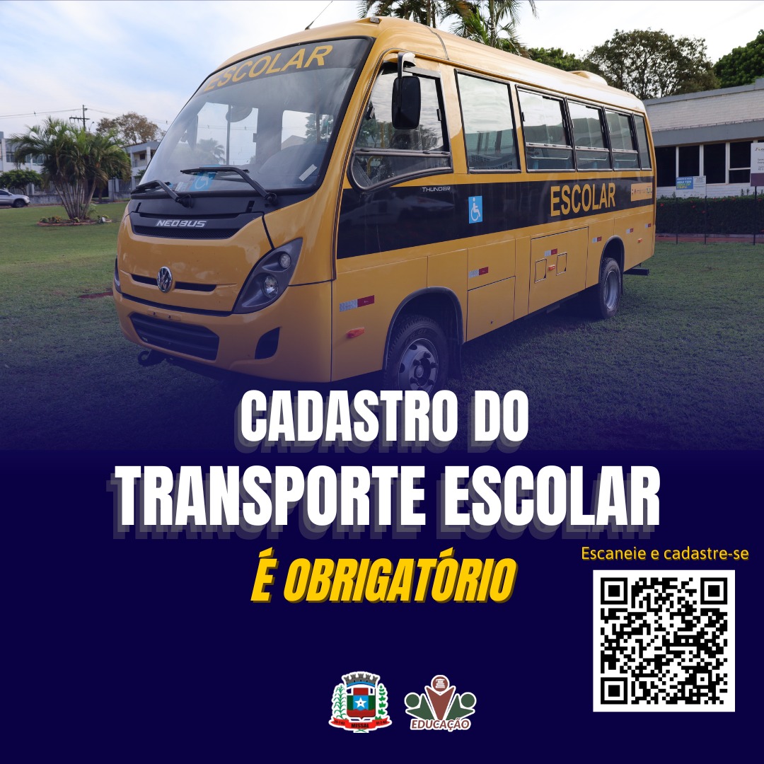 Cadastro Transporte Escolar Missal: Faca Online Hoje