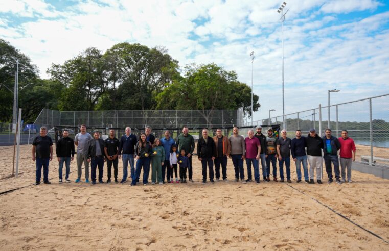 Nova Quadra no Terminal Turístico Alvorada de Itaipu é inaugurada com torneio