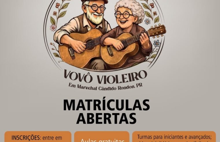 Aulas de Violão Para Idosos: Inscrições em Marechal