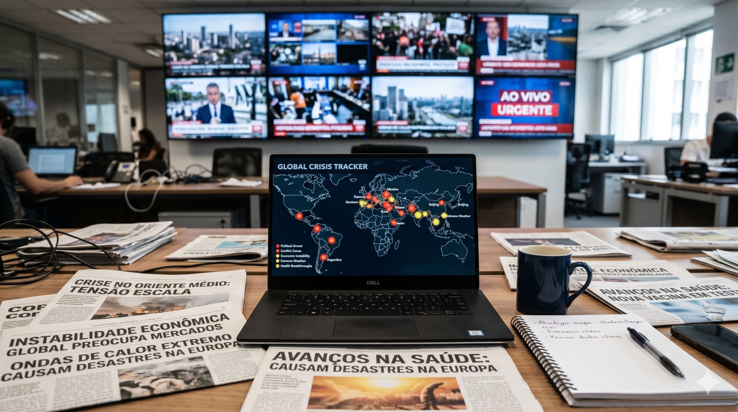 Notícias do mundo hoje: resumo global 13/05/2026