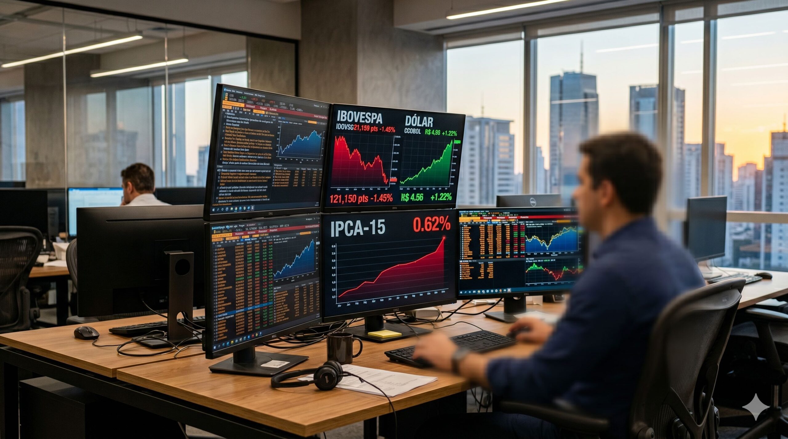 Notícias financeiras hoje: IPCA-15, Ibovespa e dólar em 28/05/2026
