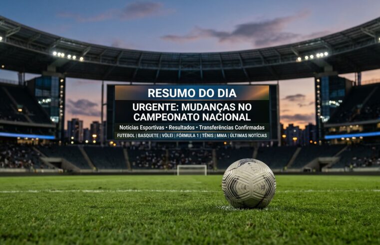 Notícias esportivas de hoje: o que mexeu no esporte