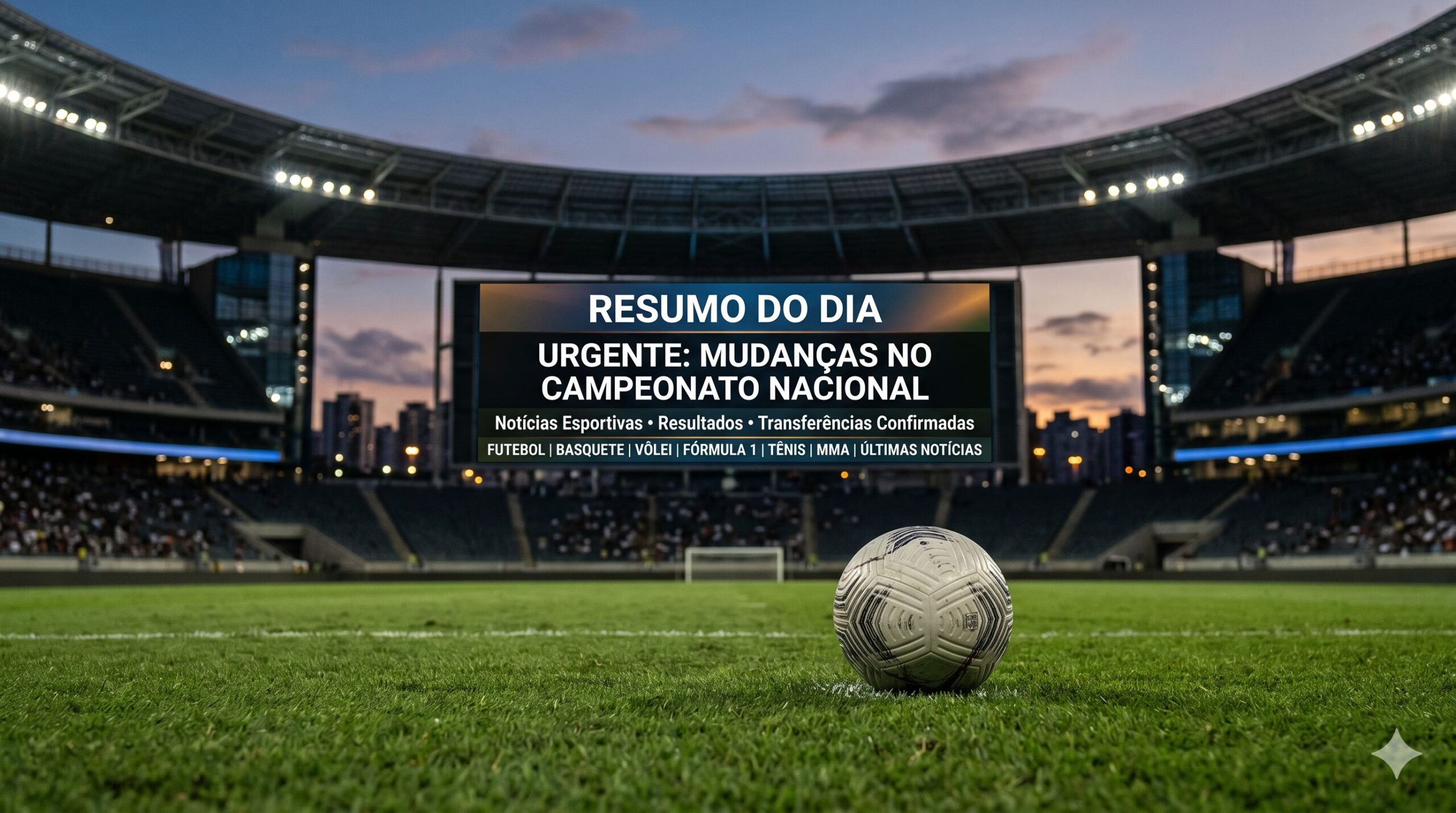 Notícias esportivas de hoje: o que mexeu no esporte