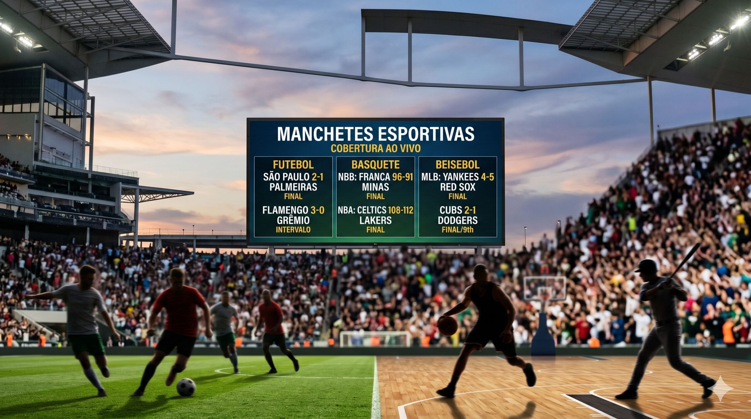 Notícias esportivas de hoje 01/05/2026: veja os destaques