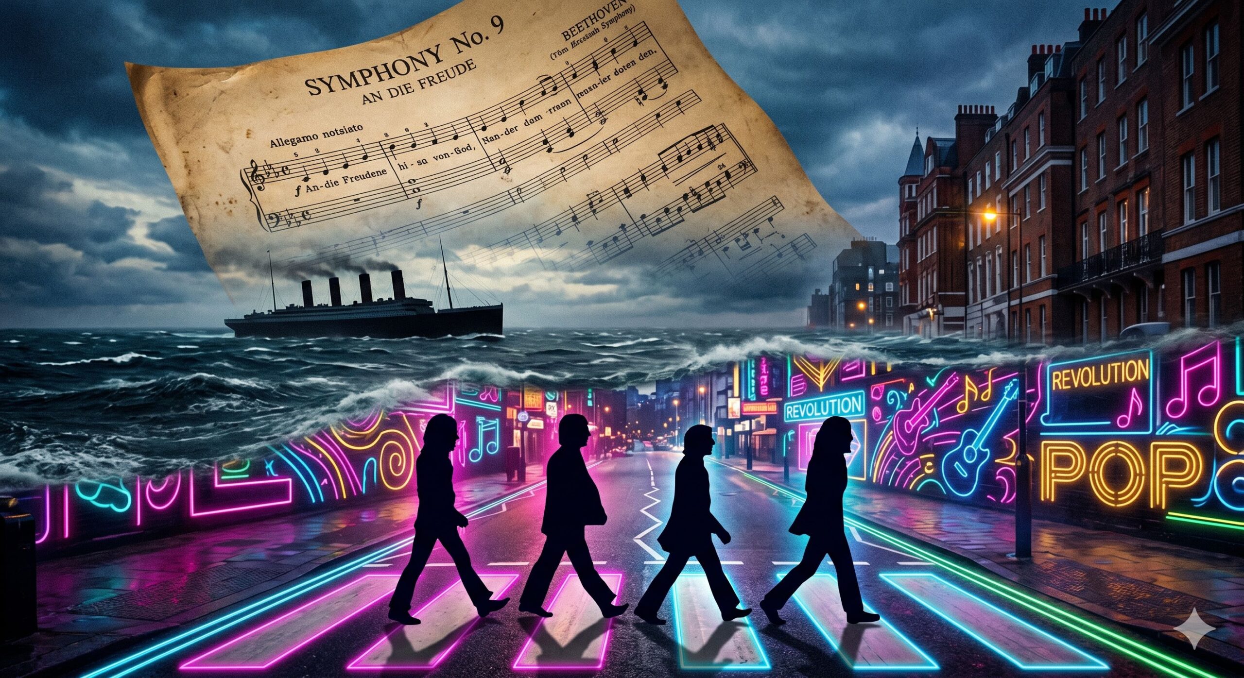 7 de maio: Beatles, Beethoven e o adeus ao Titanic! 🚢