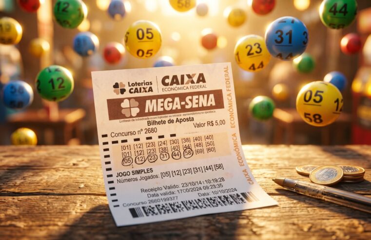 Mega-Sena 3012 acumula e premio vai a 10 milhões