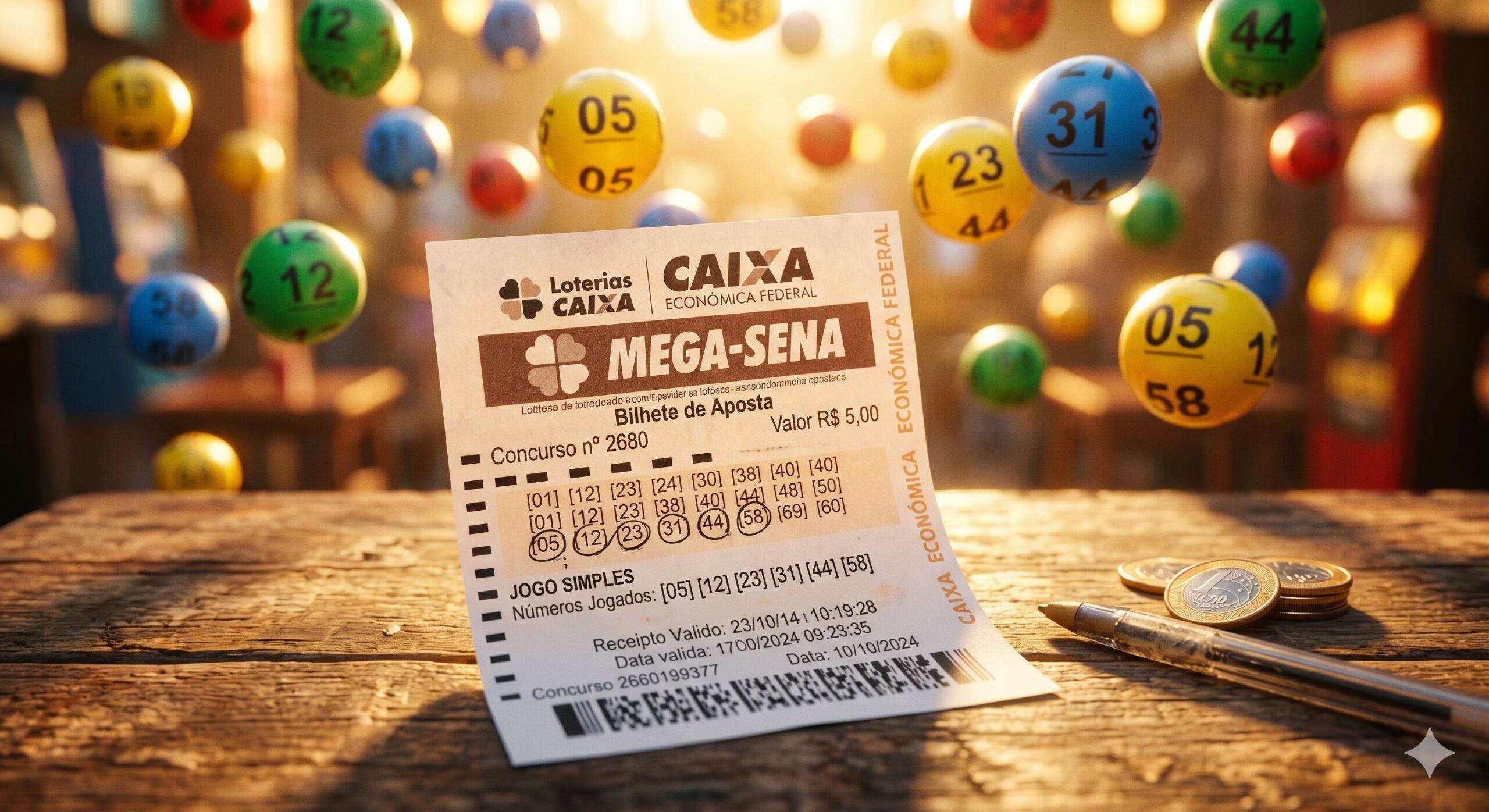 Mega-Sena 3012 acumula e premio vai a 10 milhões