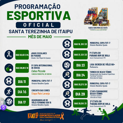 Esporte Santa Terezinha de Itaipu: 44 Anos