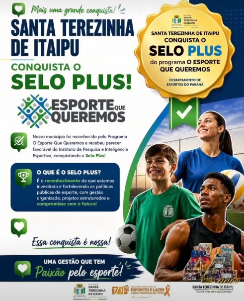 Selo Plus Santa Terezinha de Itaipu: Grande Vitória!