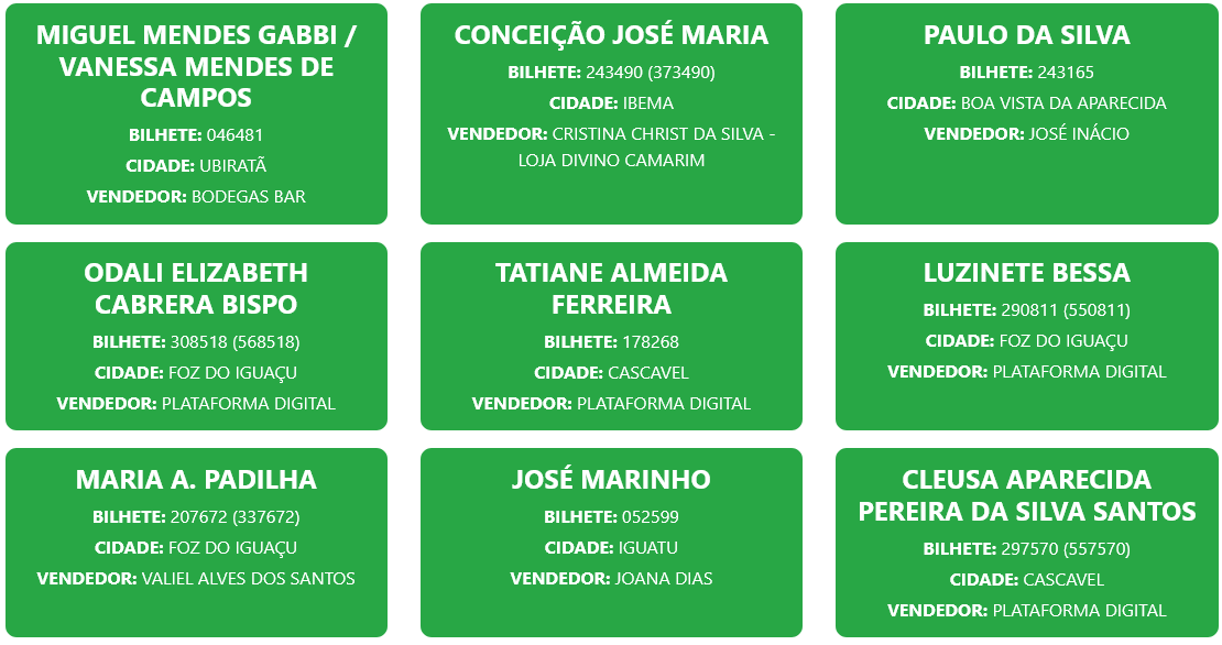 Resultado do Sorteio Proeste de Hoje 17/05: morador de Foz leva prêmio de R$ 100 mil 9 Screenshot 2026 05 17 at 11 30 31 Resultados – Proeste