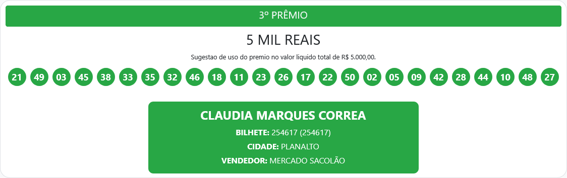 Morador de Medianeira ganha R$ 55 mil no sorteio do Proeste de Hoje 24/05/26 4 Screenshot 2026 05 24 at 11 32 23 Resultados – Proeste