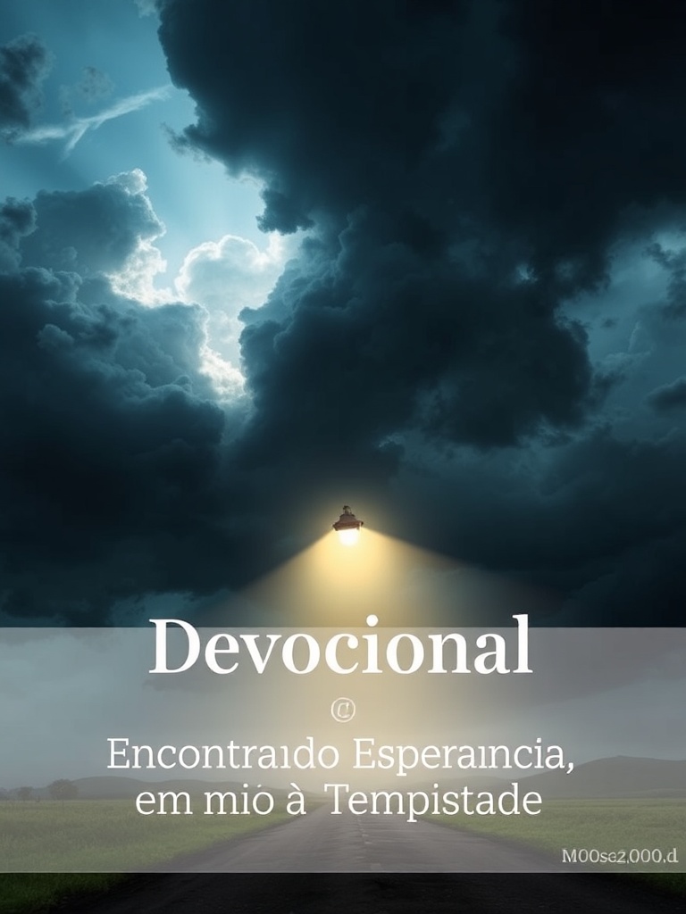 Devocional: Encontrando Esperança em Meio à Tempestade