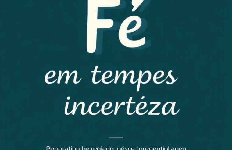 Devocional: Fé em Tempos de Incerteza