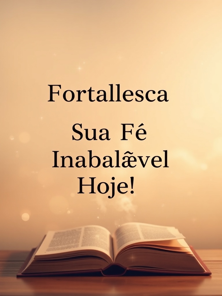Devocional: Fortaleça Sua Fé Inabalável Hoje!