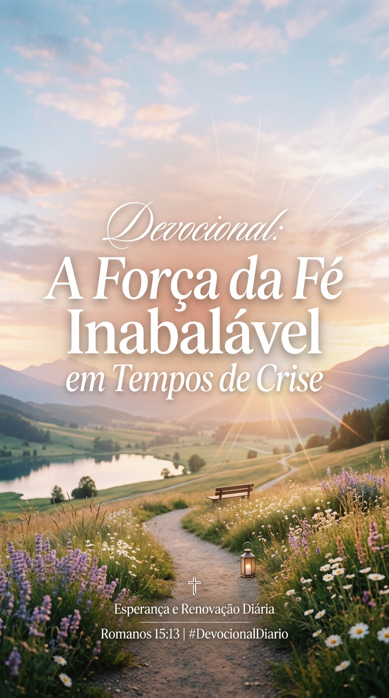 Devocional: A Força da Fé Inabalável em Tempos de Crise