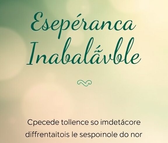 Devocional: Esperança Inabalável em Tempos Difíceis