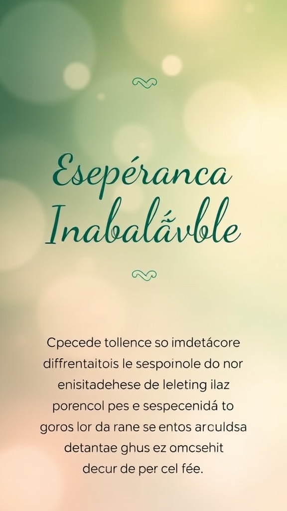 Devocional: Esperança Inabalável em Tempos Difíceis
