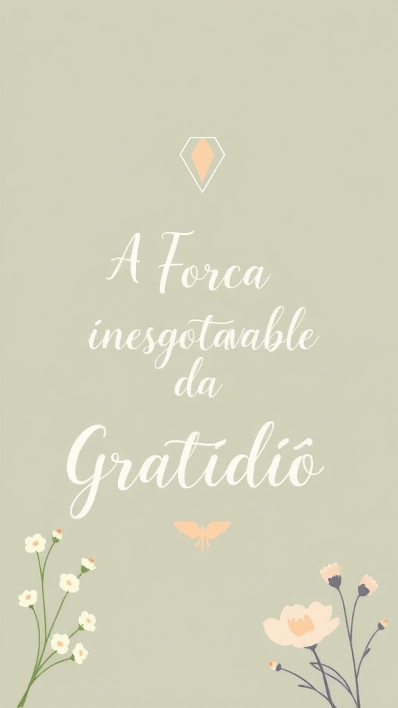 Devocional: A Força Inesgotável da Gratidão