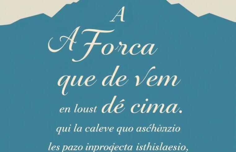Devocional: A Força que Vem de Cima