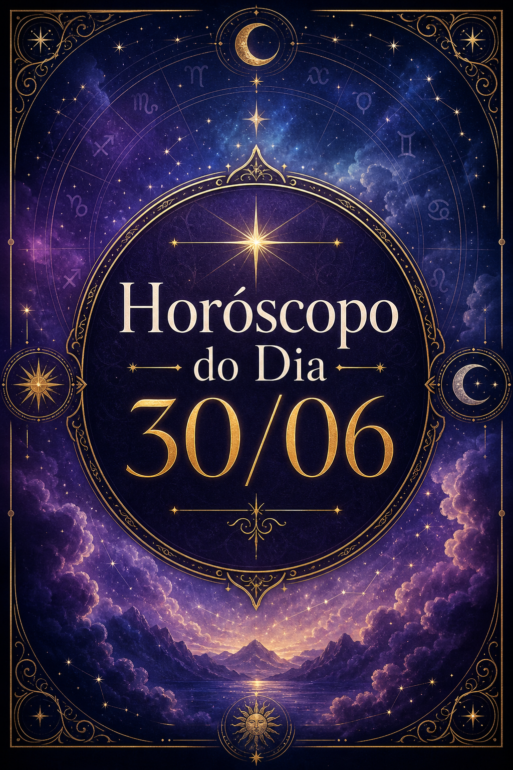 Horóscopo do Dia 30/06: previsões místicas para amor, trabalho e equilíbrio