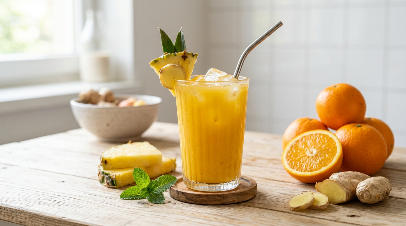 Suco para Aliviar Cólicas Menstruais