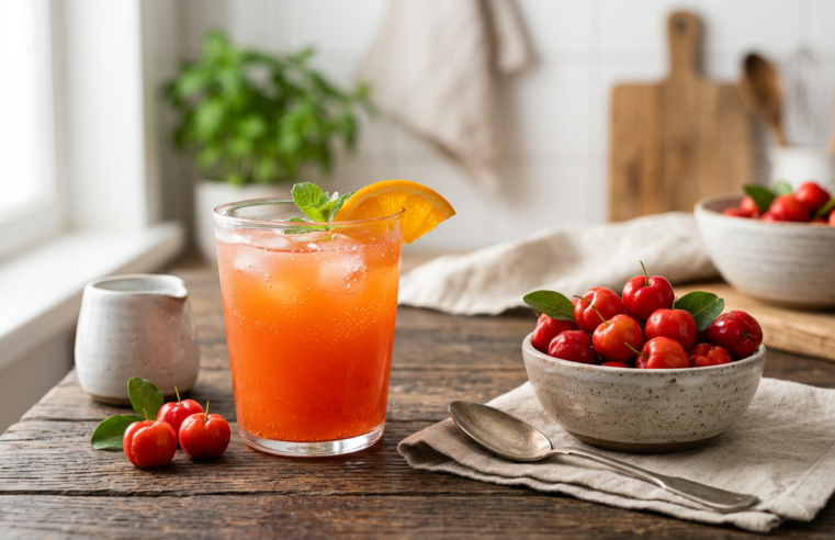 Suco de Acerola para Vitamina C Pura