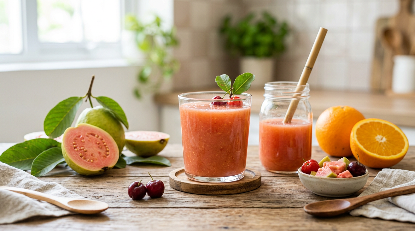 Suco de Goiaba para Imunidade Infantil
