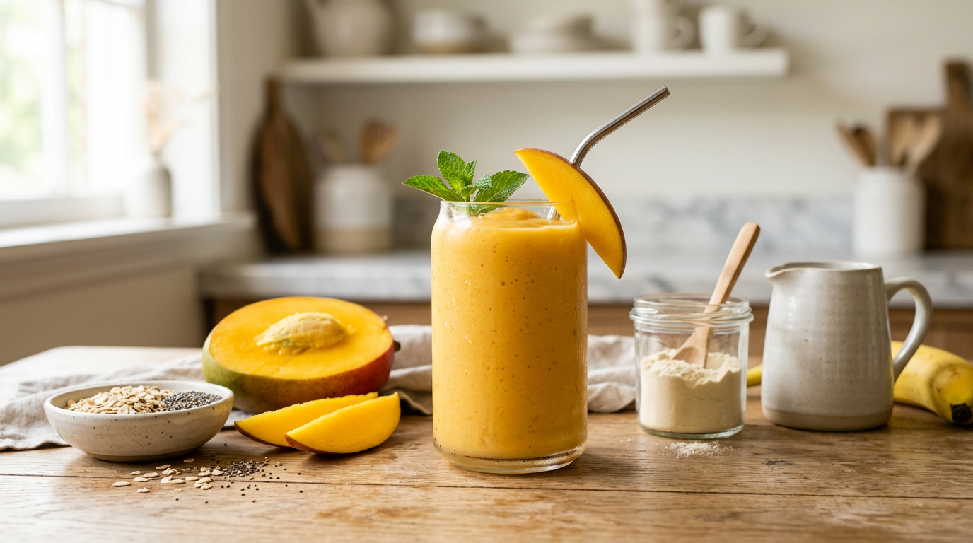 Suco de Manga para Ganho de Massa Muscular