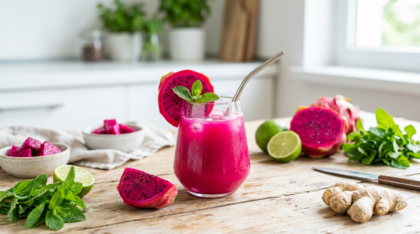 Suco de Pitaya para Detox Intestinal