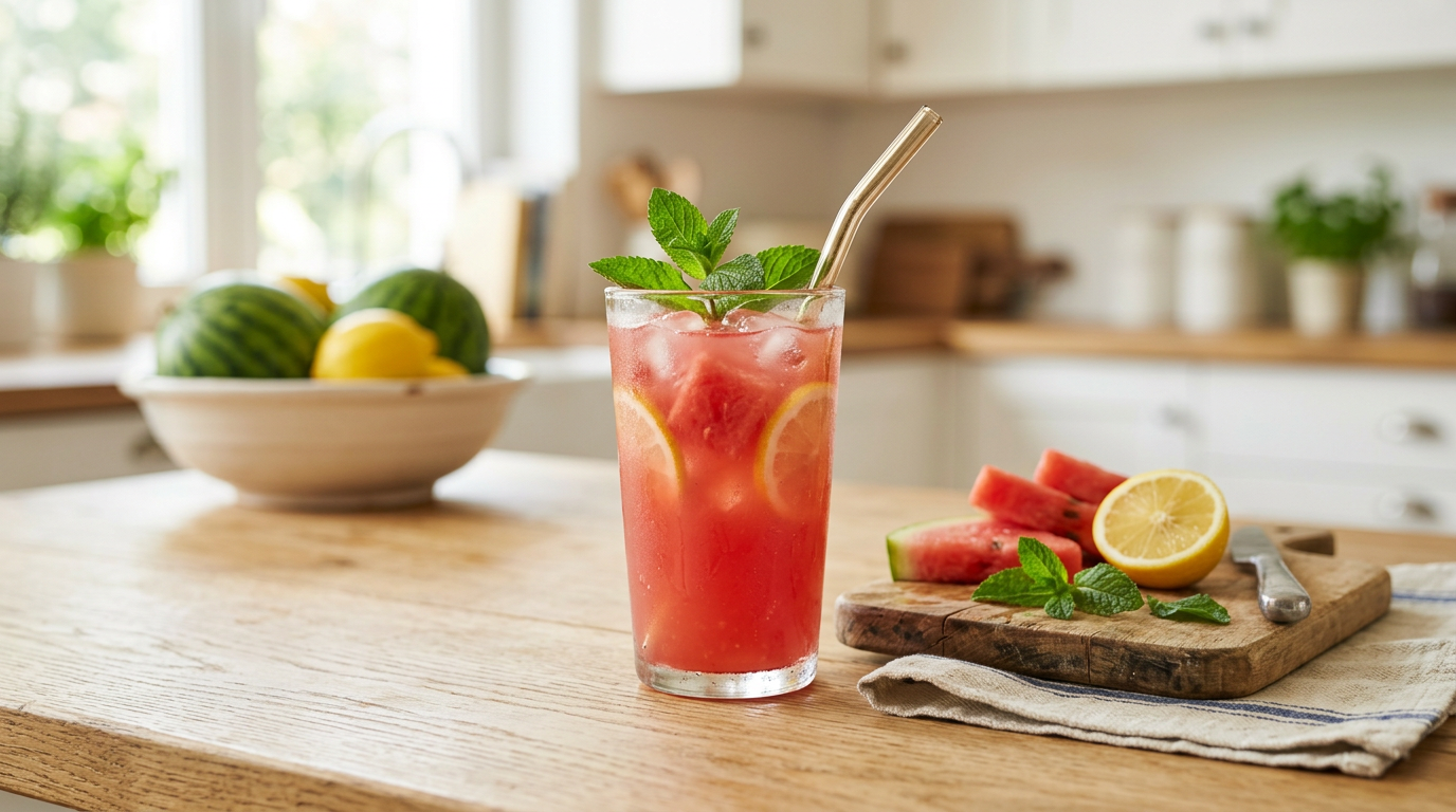 Suco Low Calorie de Melancia para Emagrecer