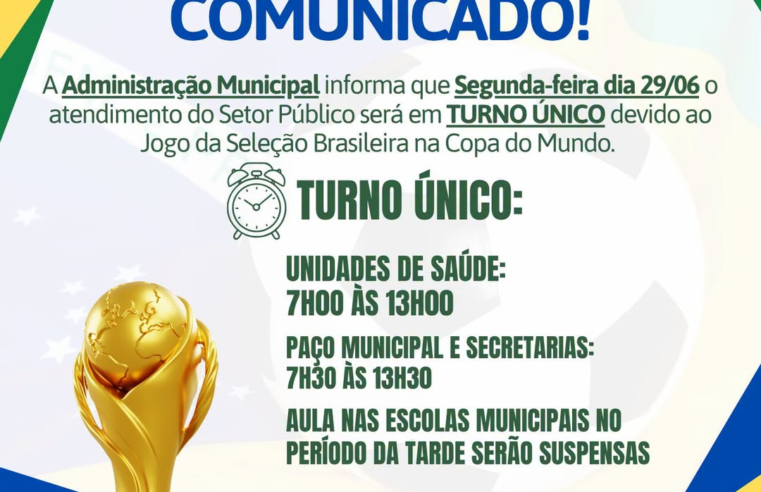 Horário especial Prefeitura de Missal altera atendimento na segunda