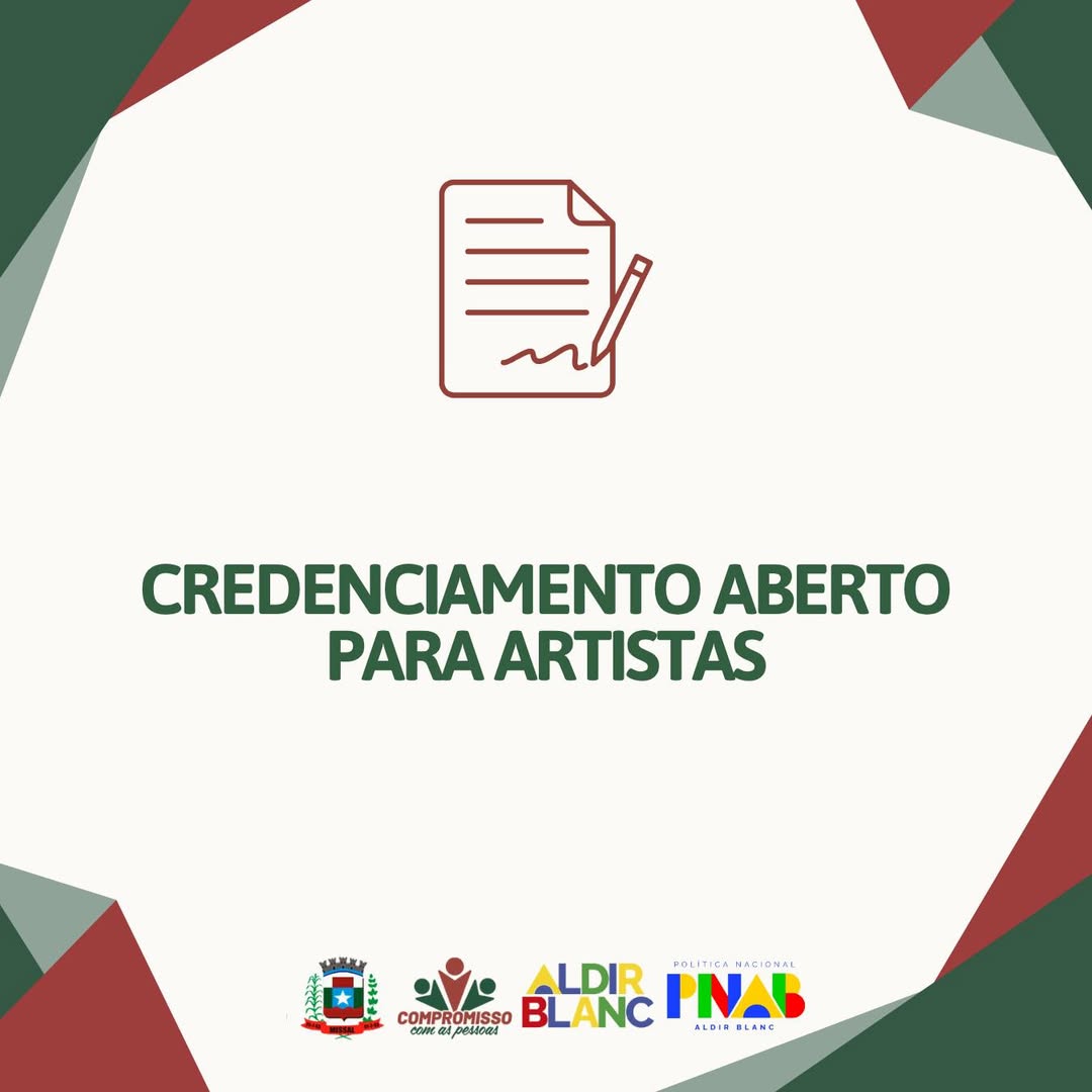 Lei Aldir Blanc Missal abre credenciamento para artistas