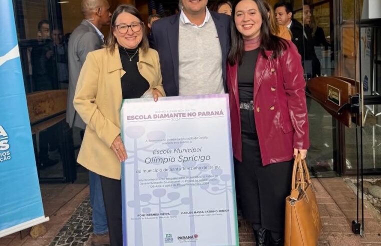 Escola Olimpio Spricigo Vence Prêmio Diamante no Paraná