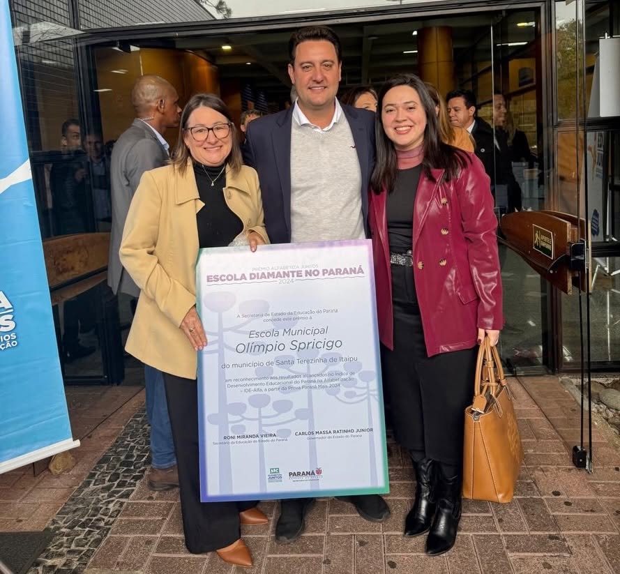 Escola Olimpio Spricigo Vence Prêmio Diamante no Paraná