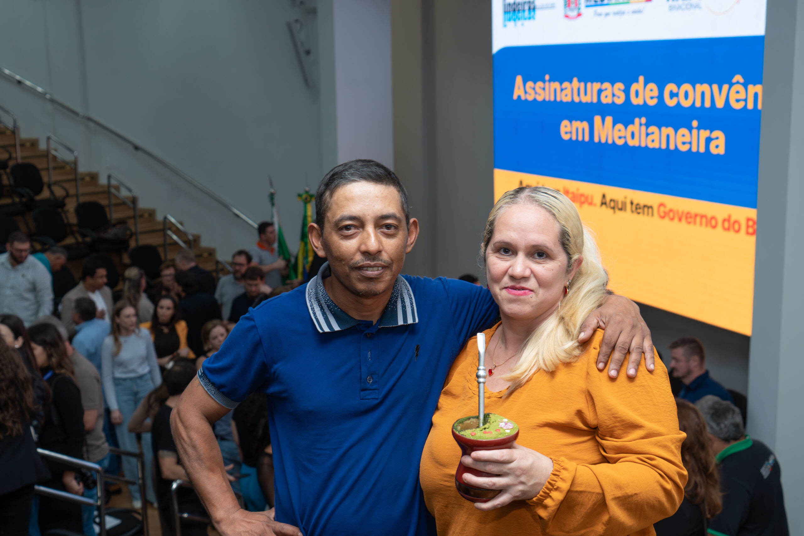 Antônio Carlos Padilla e a esposa, sra. Ivoneide.