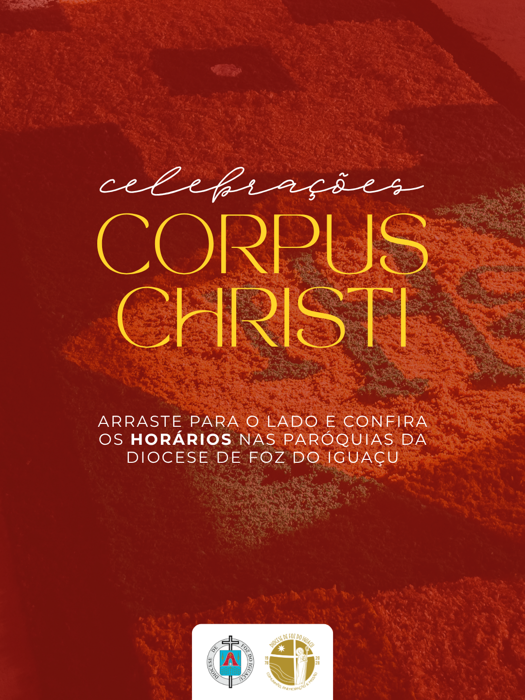 Horários missa Corpus Christi: veja a agenda em Foz e região