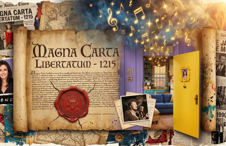 15 de junho: Magna Carta, Courteney Cox e a farsa do espaço!