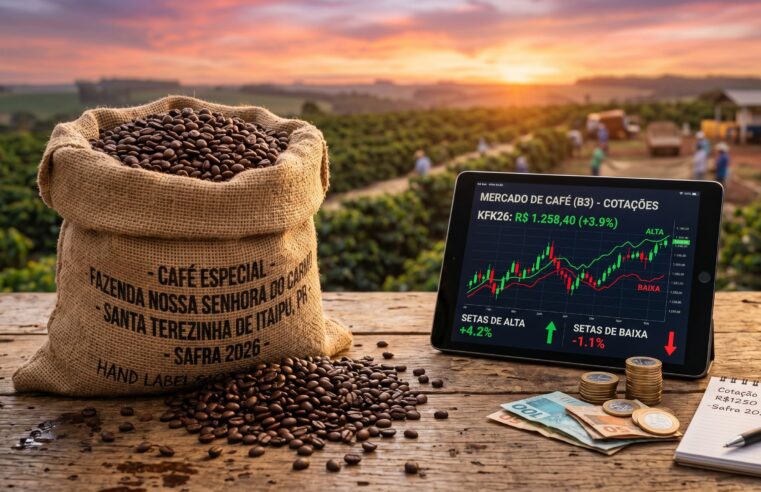 Preço do café hoje oscila: Arábica cai e Robusta sobe